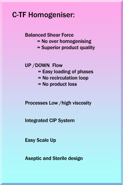 C-TF Homogeniser