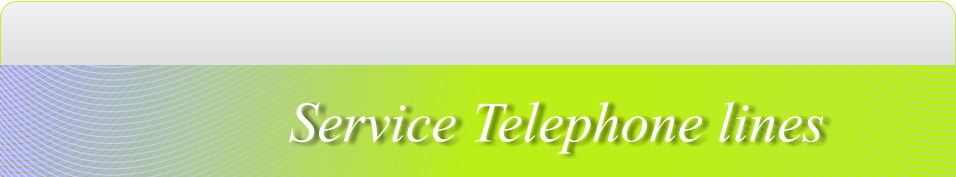 Service Telephone lines